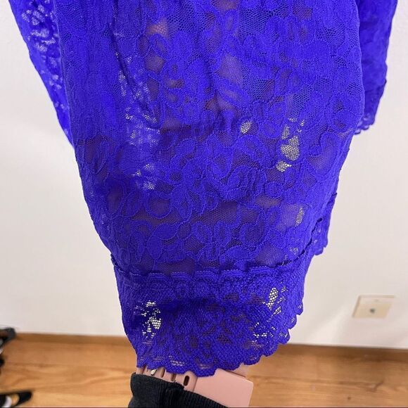 Victoria’s Secret Purple The Lacie Lace Lingerie Slip Dress - Picture 8 of 10
